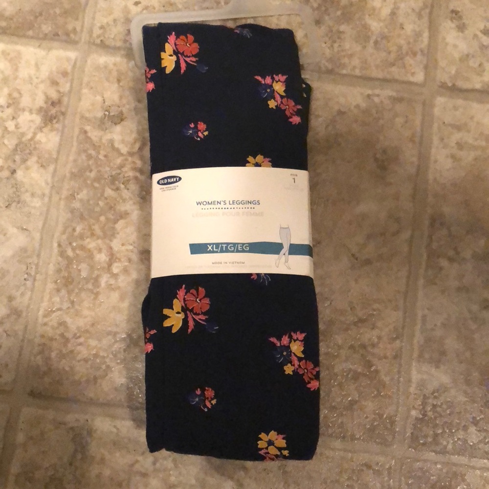 Floral print leggings